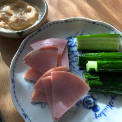 朝食に作りました。娘もお手伝いしてくれました！